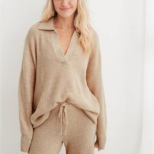 COPY - COPY - Aerie Cozy Up Waffle Polo